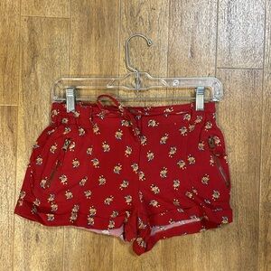 American Rag Red Print shorts